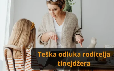 Teška odluka roditelja tinejdžera