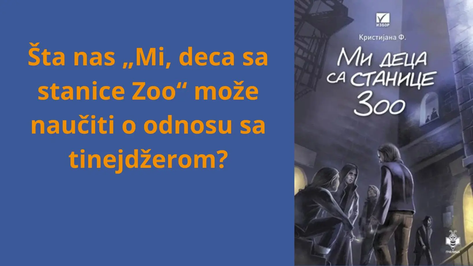 Mi, deca sa stanice Zoo: Šta nas knjiga uči o tinejdžerima?